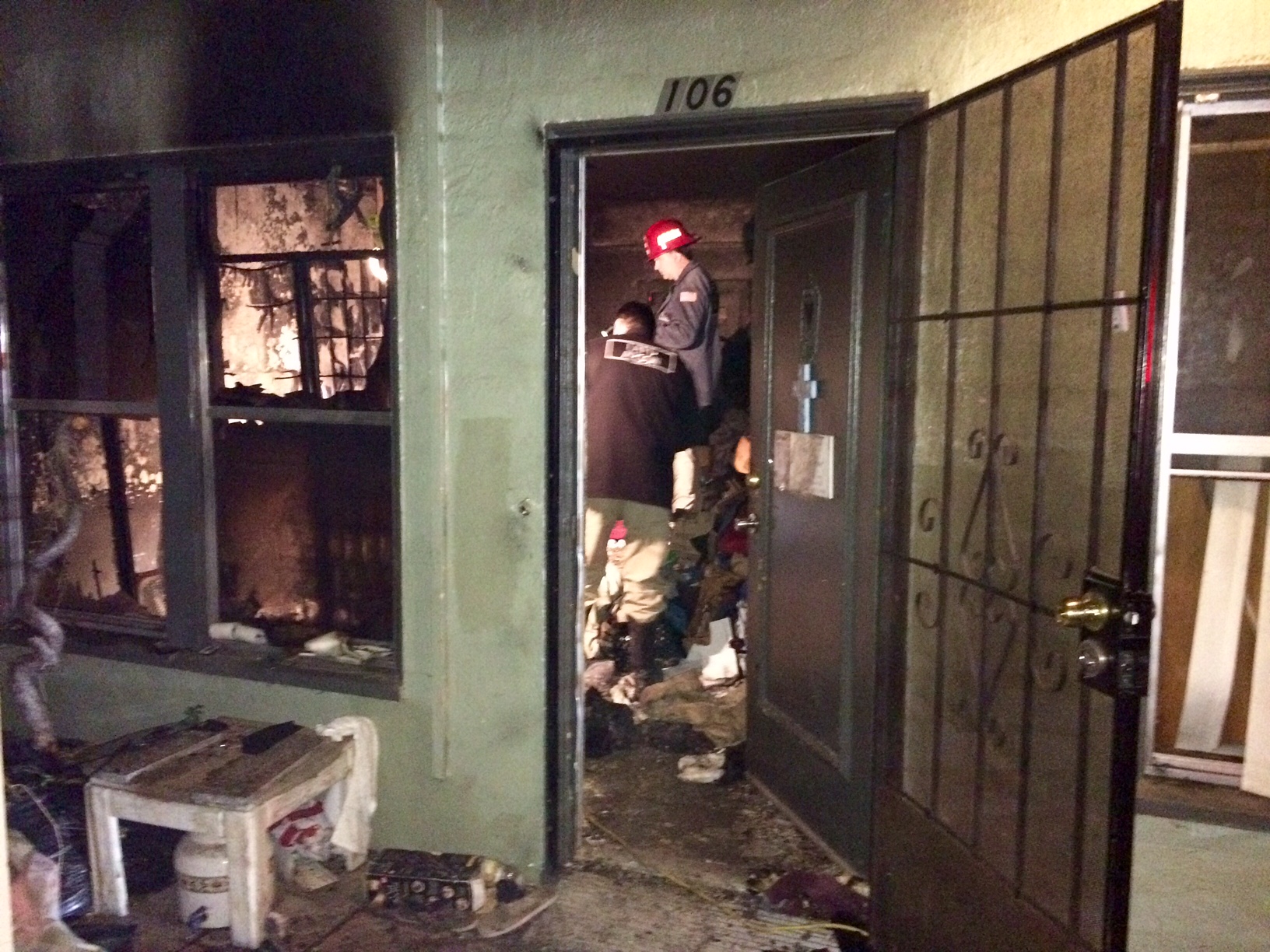 Arson determining cause of late night fire taking the life of elderly woman