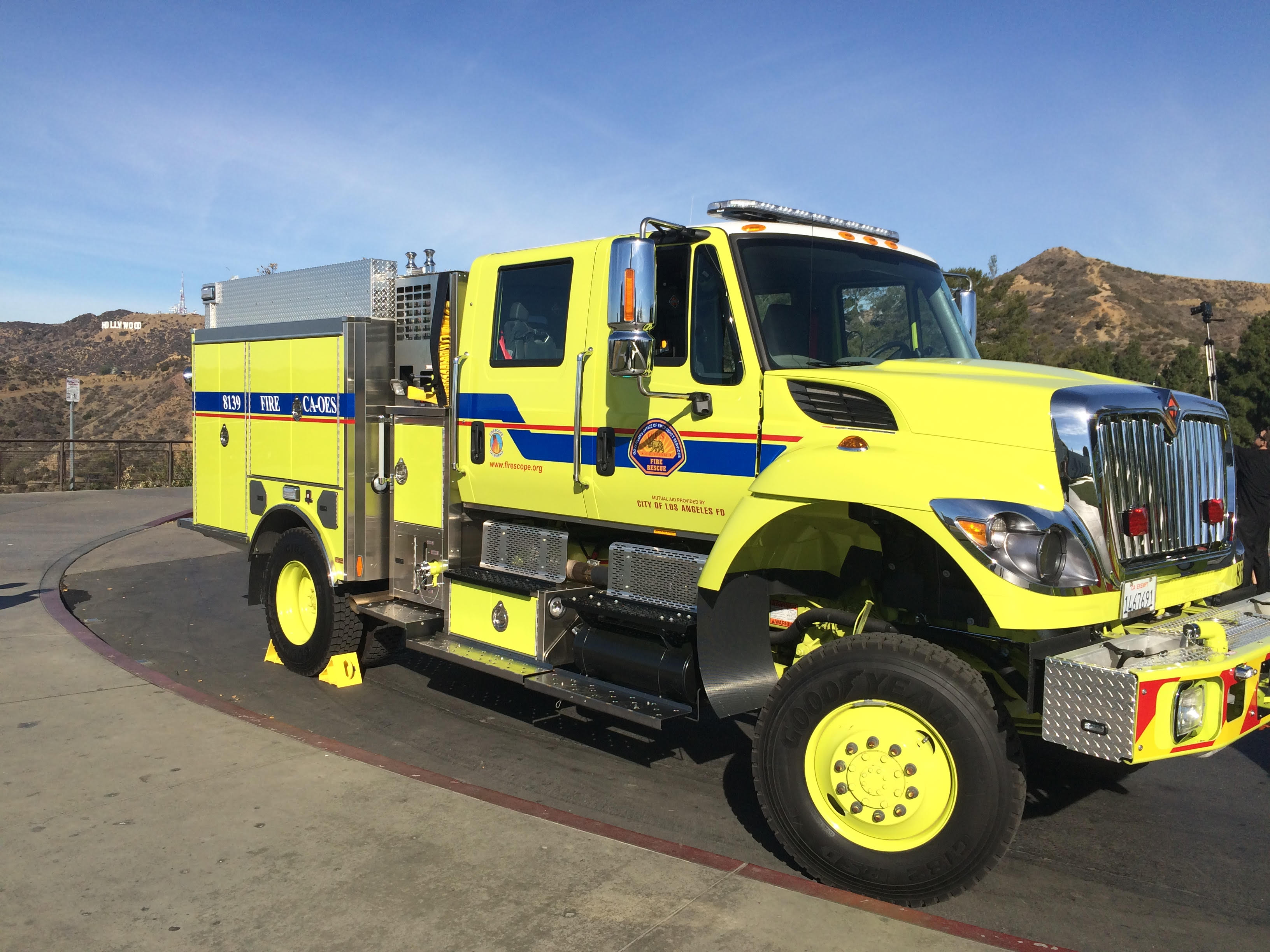 California OES Type III Wildland Fire Engine assigned to LAFD