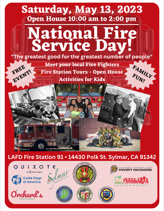 Fire Service Day Flyer FS91 May 13, 2023