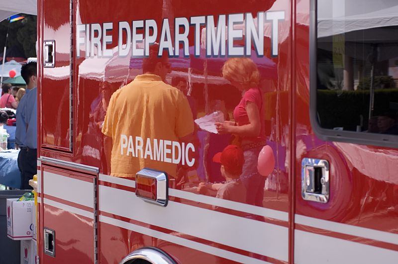 Ambulance "Los Angeles Fire Department Paramedic"