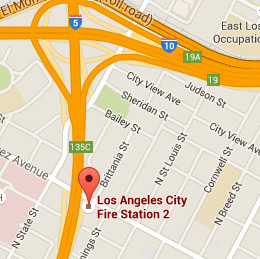 station fire lafd angeles los map locate stations