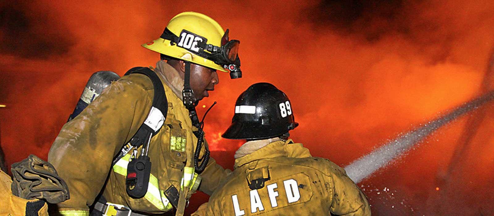 LAFD Fire Fighting